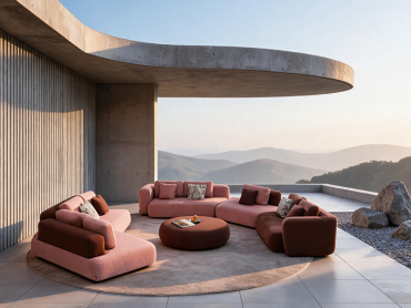 China Upholstered Outdoor sofas | Sofa Luna