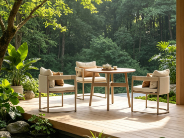 China Upholstered Outdoor Table and chair | Arcadia
