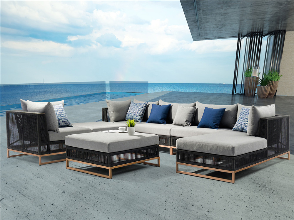 upholstered outdoor sofa